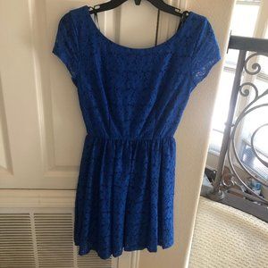 Blue Lace Dress (Never worn)